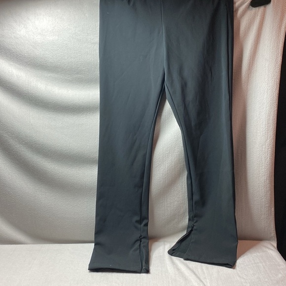 Good American Black High Rise Ankle Zip Trousers Size 2 - Picture 4 of 7
